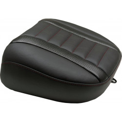 Пасажерска седалка deluxe tour dark cherry thread MUSTANG SEATS 88402DC