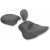 Седалка solo wide touring vintage smooth с облегалка MUSTANG SEATS 79742 thumb