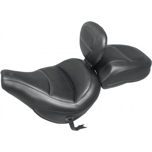Седалка solo standard touring vintage smooth с облегалка за водача MUSTANG SEATS 79330 Седалка solo standard touring vintage smooth с облегалка за водача MUSTANG SEATS 79330
