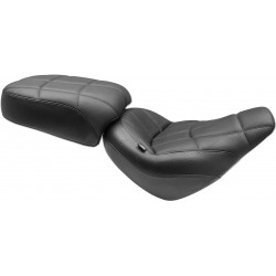 Седалка solo tour trapezoid stitch black MUSTANG SEATS 75160