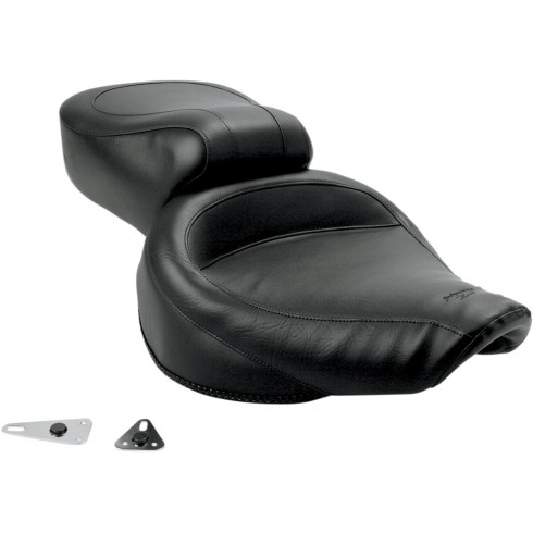 Седалка едно парче super touring 2-up vintage smooth MUSTANG SEATS 75680 Седалка едно парче super touring 2-up vintage smooth MUSTANG SEATS 75680