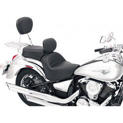Седалка от две части wide touring 2-up vintage smooth с облегалка за водача MUSTANG SEATS 79417 Седалка от две части wide touring 2-up vintage smooth с облегалка за водача MUSTANG SEATS 79417