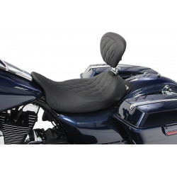 Широка седалка tripper solo с подвижна облегалка за водача MUSTANG SEATS 79725