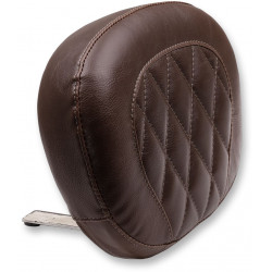 Облегалка Sissy bar винил distressed brown diamond stitch large MUSTANG SEATS 76769