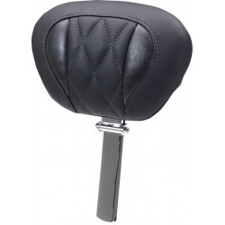 Облегалка SUPER TOUR DLX DIAM SKY BLUE THREAD MUSTANG SEATS 89460SB