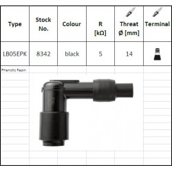 Капачка за свещ LB05EPK NGK 8342 Капачка за свещ LB05EPK NGK 8342