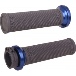 Ръкохватки RUFFIAN LOCK ON HD CABLE BLK/ANO BLUE ODI  V30HCWH-U