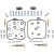 Комплект карбуратор YAM XVS650VSTAR ДРУГИ 26-1634 Комплект карбуратор YAM XVS650VSTAR ДРУГИ 26-1634 thumb