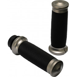 Контурни ръкохватки Renthal Wrapped - TBW - gunmetal сиви PERFORMANCE MACHINE 0063-2104M-GU