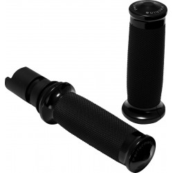Контурни ръкохватки Renthal Wrapped - '24+ Harley-Davidson - черни PERFORMANCE MACHINE 0063-2105M-B