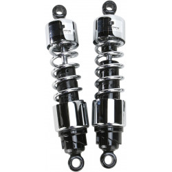 Стандартен двоен амортисьор PROGRESSIVE SUSPENSION 412 SERIES хром 12.5 Стандартен двоен амортисьор PROGRESSIVE SUSPENSION 412 SERIES хром 12.5