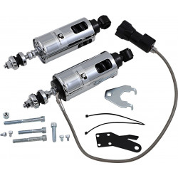 Амортисьори PROGRESSIVE SUSPENSION 422 series heavy duty с дистанционно регулируемо предварително натоварване хром PROGRESSIVE SUSPENSION 422-4102C