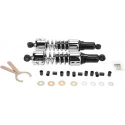 Двойни амортисьори PROGRESSIVE SUSPENSION 412 SERIES хром 14.25