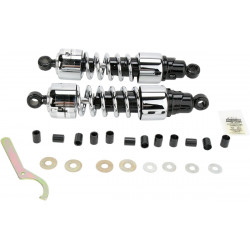 Двойни амортисьори PROGRESSIVE SUSPENSION 412 SERIES хром 13 Двойни амортисьори PROGRESSIVE SUSPENSION 412 SERIES хром 13