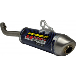 Заглушител TI-2 R304 TI/BLUE/CARBON FIBER YZ 125 PRO CIRCUIT 1132412K
