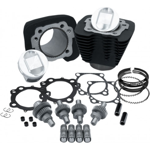 Комплект hooligan 1200cc до 1250cc черен S&S CYCLE 910-0608 Комплект hooligan 1200cc до 1250cc черен S&S CYCLE 910-0608
