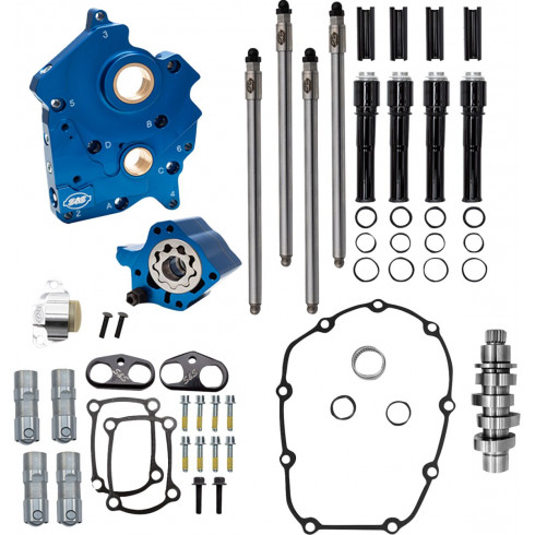 Комплект cam chest 496 chain w/c black tube M8 w/o VVT 2017-25 S&S CYCLE 310-1385 Комплект cam chest 496 chain w/c black tube M8 w/o VVT 2017-25 S&S CYCLE 310-1385