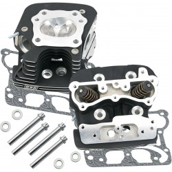 Комплект цилиндрова глава super stock 79cc wrinkle black S&S CYCLE 900-0251 Комплект цилиндрова глава super stock 79cc wrinkle black S&S CYCLE 900-0251