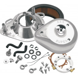 Филтър за въздух teardrop за CV-carb/EFI хром S&S CYCLE 17-0450 Филтър за въздух teardrop за CV-carb/EFI хром S&S CYCLE 17-0450