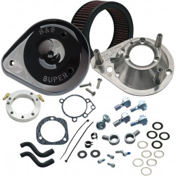 Комплект въздушен филтър classic teardrop за stock carb/EFI гланц черен S&S CYCLE 170-0181A Комплект въздушен филтър classic teardrop за stock carb/EFI гланц черен S&S CYCLE 170-0181A