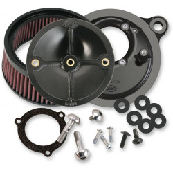Комплекти за въздушен филтър stealth без капак за 66MM throttle hog bodies черен S&S CYCLE 170-0165 Комплекти за въздушен филтър stealth без капак за 66MM throttle hog bodies черен S&S CYCLE 170-0165
