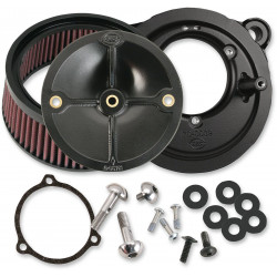 Комплекти за въздушен филтър stealth без капак за 58mm throttle hog bodies черен S&S CYCLE 170-0164 Комплекти за въздушен филтър stealth без капак за 58mm throttle hog bodies черен S&S CYCLE 170-0164