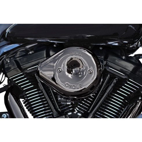 Капак на въздушен филтър Stealth Teardrop Lava Chrome M8 2017-2023 S&S CYCLE 170-0779 Капак на въздушен филтър Stealth Teardrop Lava Chrome M8 2017-2023 S&S CYCLE 170-0779