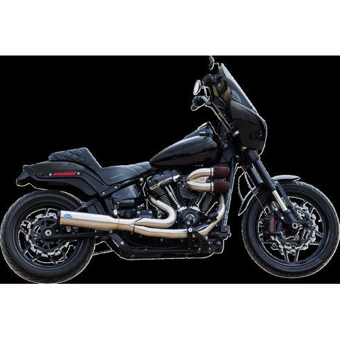 Ауспух 2:1 Qualifier race only stainless M8 Softail 2018-23 S&S CYCLE 550-1105 Ауспух 2:1 Qualifier race only stainless M8 Softail 2018-23 S&S CYCLE 550-1105