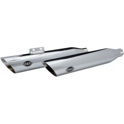 Гърне slip on slash-cut chrome S&S CYCLE 550-0736
