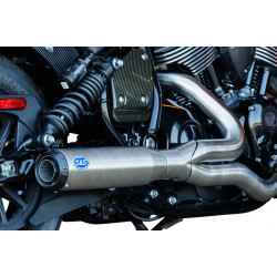Изпускателна система Qualifier 2:1 от неръждаема стомана само за състезания Indian Chief S&S CYCLE 550-1117
