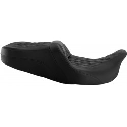 Двойна седалка road sofa LS frontrear leathersaddlegel plain black SADDLEMEN 808-07B-182