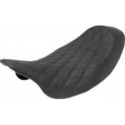 Единична седалка RENEGADE LS предна VINYLSADDLEGEL обикновена черна SADDLEMEN 808-07B-002LS