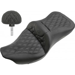 Седалка за двама Road Sofa LS предна/задна LeatherSaddleGel черна SADDLEMEN 808-07B-184BR