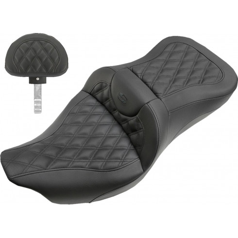 Седалка за двама Road Sofa LS предна/задна LeatherSaddleGel черна SADDLEMEN 808-07B-184BR Седалка за двама Road Sofa LS предна/задна LeatherSaddleGel черна SADDLEMEN 808-07B-184BR