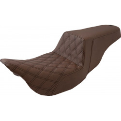 Двойна седалка step up LS frontrear SaddlehydeSaddlegel кафява SADDLEMEN 808-07B-172BR