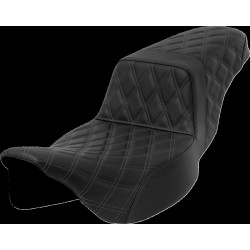 Степ седалка - lattice шев - сив шев - extended reach SADDLEMEN 808-07E-17502