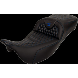 Седалка RoadSofa - Honeycomb - син шев - без облегалка SADDLEMEN 808-07B-19001