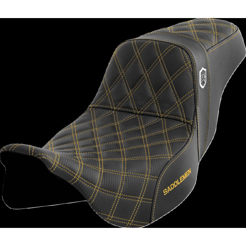 Седалка Pro Series SDC Performance - без облегалка - златен шев SADDLEMEN SC80807GOL Седалка Pro Series SDC Performance - без облегалка - златен шев SADDLEMEN SC80807GOL