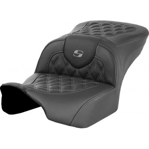 Седалка Roadsofa - без облегалка - сива решетъчна шевица SADDLEMEN 823-07-18202 Седалка Roadsofa - без облегалка - сива решетъчна шевица SADDLEMEN 823-07-18202