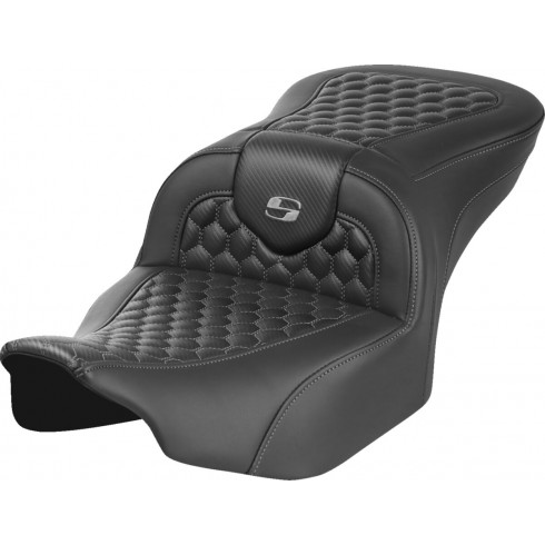 Седалка RoadSofa - без облегалка - Honeycomb - сив шев SADDLEMEN 823-07-18902 Седалка RoadSofa - без облегалка - Honeycomb - сив шев SADDLEMEN 823-07-18902