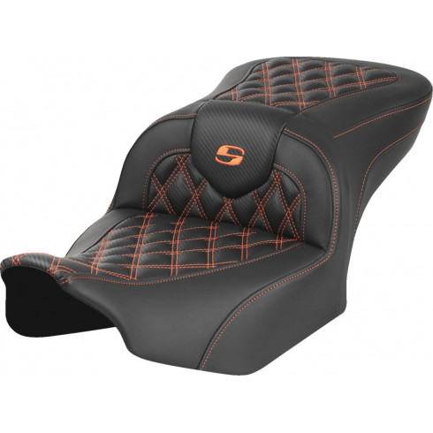 Седалка RoadSofa - без облегалка - карбон - оранжев шев SADDLEMEN 823-07-20603 Седалка RoadSofa - без облегалка - карбон - оранжев шев SADDLEMEN 823-07-20603