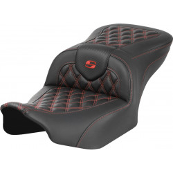 Седалка RoadSofa - без облегалка - карбон - червен шев SADDLEMEN 823-07-20604 Седалка RoadSofa - без облегалка - карбон - червен шев SADDLEMEN 823-07-20604