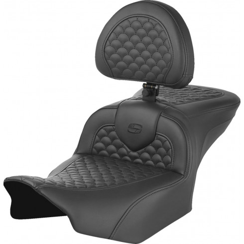 Седалка roadsofa scallop stitch с облегалка за водача SADDLEMEN 823-07-208B0 Седалка roadsofa scallop stitch с облегалка за водача SADDLEMEN 823-07-208B0