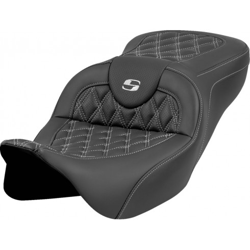 Седалка Roadsofa - Lattice Stitch - Silver Stitch - без облегалка SADDLEMEN 808-07B-18205 Седалка Roadsofa - Lattice Stitch - Silver Stitch - без облегалка SADDLEMEN 808-07B-18205