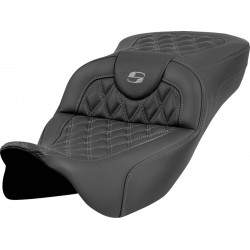 Седалка Roadsofa - lattice stitch - gray stitch - extended reach - без облегалка SADDLEMEN 808-07B-18402 Седалка Roadsofa - lattice stitch - gray stitch - extended reach - без облегалка SADDLEMEN 808-07B-18402