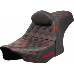 Седалка SDC performance grip с червени шевове SADDLEMEN SC82307DB4 Седалка SDC performance grip с червени шевове SADDLEMEN SC82307DB4