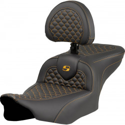 Седалка ROADSOFA DRAGON GOLD STITCH с DRIVER BR SADDLEMEN 823-07-208B7