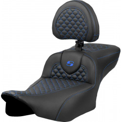 Седалка roadsofa dragon blue stitch w/driver br ext rch SADDLEMEN 823-07-209B1