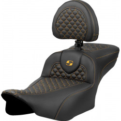 Седалка roadsofa dragon gold stitch с удължен обхват на водача SADDLEMEN 823-07-209B7 Седалка roadsofa dragon gold stitch с удължен обхват на водача SADDLEMEN 823-07-209B7