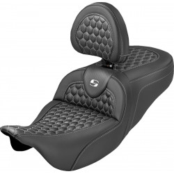 Седалка ROADSOFA HC SR DB WHT STITCH SADDLEMEN 808-07B-189B6